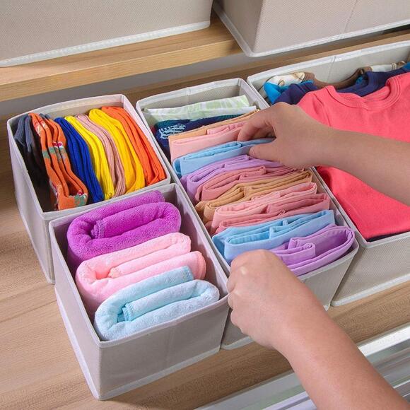 6 pcs Dresser Drawer Divider Organizer Adjustable sizes New NWT - Picture 2 of 6